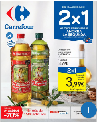 Carrefour, vörubæklingur.